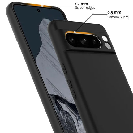 For Google Pixel 8 Pro Case Compatible with MagSafe Liquid Silicone Phone Cover with Lanyard