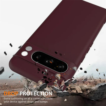 For Google Pixel 8 Pro Case Compatible with MagSafe Liquid Silicone Phone Cover with Lanyard