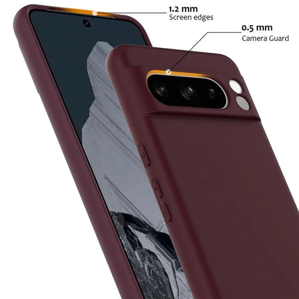For Google Pixel 8 Pro Case Compatible with MagSafe Liquid Silicone Phone Cover with Lanyard