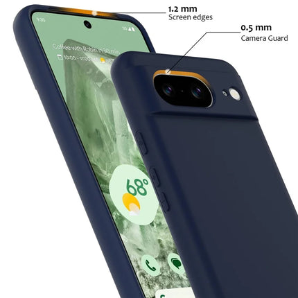 For Google Pixel 8 Case Compatible with MagSafe Liquid Silicone Phone Cover with Lanyard
