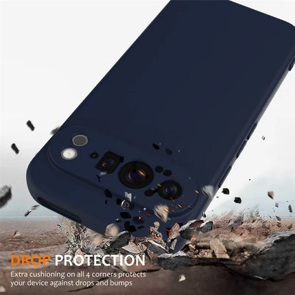For Google Pixel 9 Pro XL Case Compatible with MagSafe Liquid Silicone Phone Cover with Lanyard