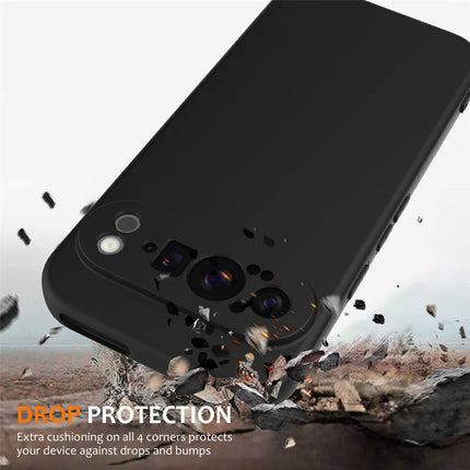 For Google Pixel 9 Pro XL Case Compatible with MagSafe Liquid Silicone Phone Cover with Lanyard