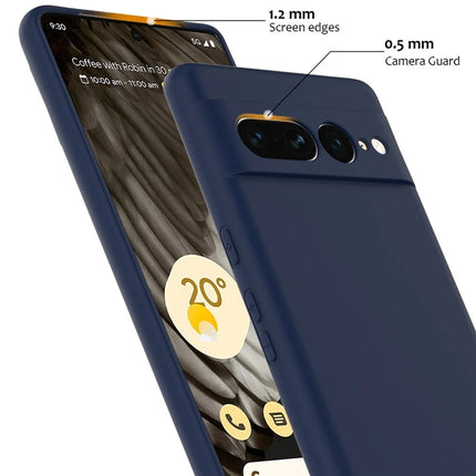 For Google Pixel 7 Pro 5G Case Compatible with MagSafe Liquid Silicone Phone Cover with Lanyard