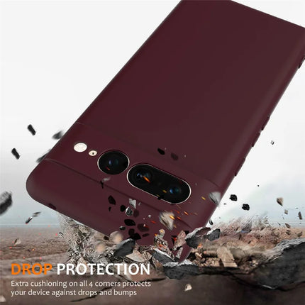 For Google Pixel 7 Pro 5G Case Compatible with MagSafe Liquid Silicone Phone Cover with Lanyard