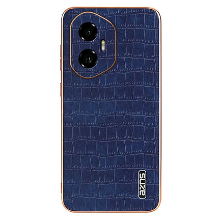AZNS For Honor 300 Case Electroplating Crocodile Texture PU + TPU Phone Cover