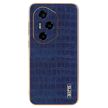AZNS For Honor 300 Pro Case Electroplating Crocodile Texture PU + TPU Phone Cover