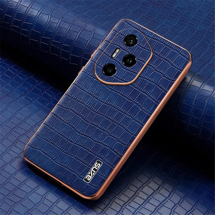 AZNS For Honor 300 Pro Case Electroplating Crocodile Texture PU + TPU Phone Cover