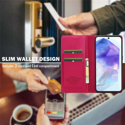 LC.IMEEKE L1 Series for Samsung Galaxy A56 5G Case PU Leather Wallet Stand Phone Cover