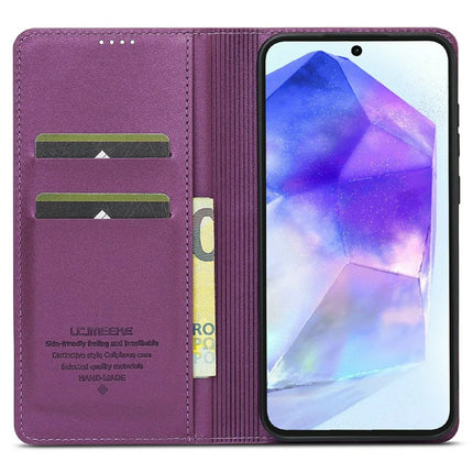 LC.IMEEKE L1 Series for Samsung Galaxy A36 5G Case PU Leather Wallet Stand Protective Phone Cover