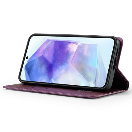 LC.IMEEKE L1 Series for Samsung Galaxy A36 5G Case PU Leather Wallet Stand Protective Phone Cover