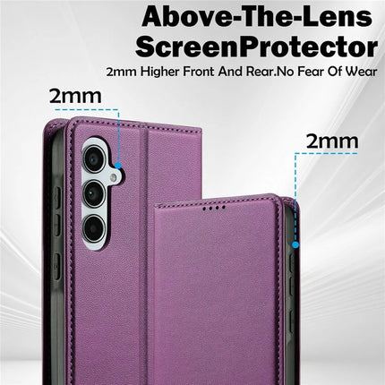 LC.IMEEKE L1 Series for Samsung Galaxy A36 5G Case PU Leather Wallet Stand Protective Phone Cover