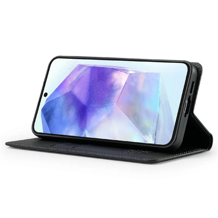 LC.IMEEKE L1 Series for Samsung Galaxy A36 5G Case PU Leather Wallet Stand Protective Phone Cover