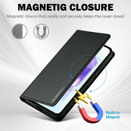 LC.IMEEKE L1 Series for Samsung Galaxy A36 5G Case PU Leather Wallet Stand Protective Phone Cover