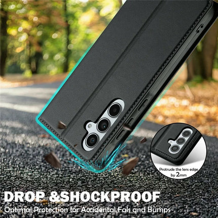 LC.IMEEKE L1 Series for Samsung Galaxy A36 5G Case PU Leather Wallet Stand Protective Phone Cover