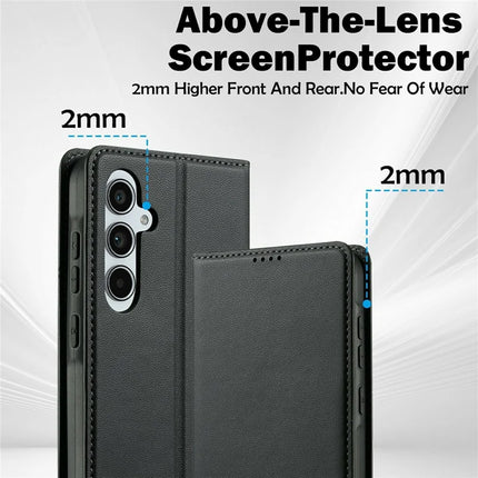 LC.IMEEKE L1 Series for Samsung Galaxy A36 5G Case PU Leather Wallet Stand Protective Phone Cover