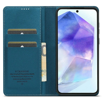 LC.IMEEKE L1 Series for Samsung Galaxy A36 5G Case PU Leather Wallet Stand Protective Phone Cover