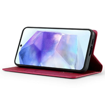 LC.IMEEKE L1 Series for Samsung Galaxy A36 5G Case PU Leather Wallet Stand Protective Phone Cover