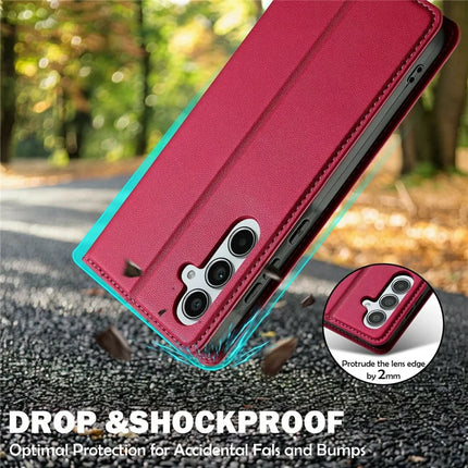 LC.IMEEKE L1 Series for Samsung Galaxy A36 5G Case PU Leather Wallet Stand Protective Phone Cover