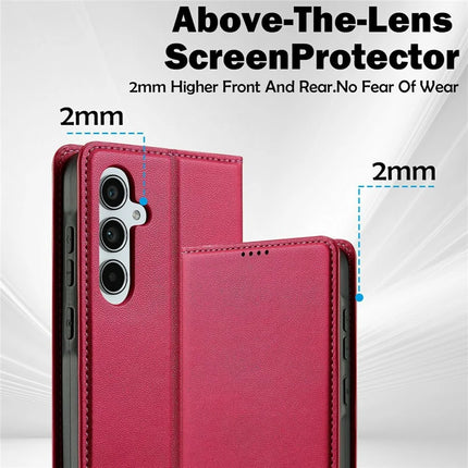 LC.IMEEKE L1 Series for Samsung Galaxy A36 5G Case PU Leather Wallet Stand Protective Phone Cover