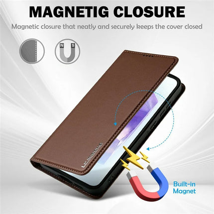 LC.IMEEKE L1 Series for Samsung Galaxy A36 5G Case PU Leather Wallet Stand Protective Phone Cover