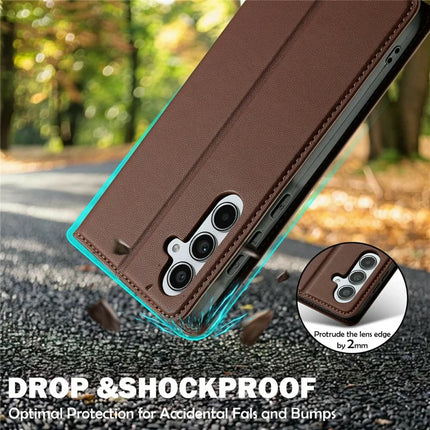 LC.IMEEKE L1 Series for Samsung Galaxy A36 5G Case PU Leather Wallet Stand Protective Phone Cover