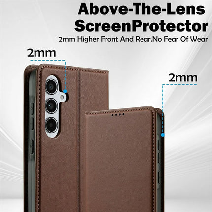 LC.IMEEKE L1 Series for Samsung Galaxy A36 5G Case PU Leather Wallet Stand Protective Phone Cover