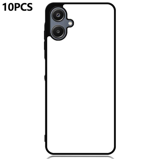 10Pcs  /  Pack For Samsung Galaxy A06 Case PC + TPU Phone Cover Support Heat Transfer Printing