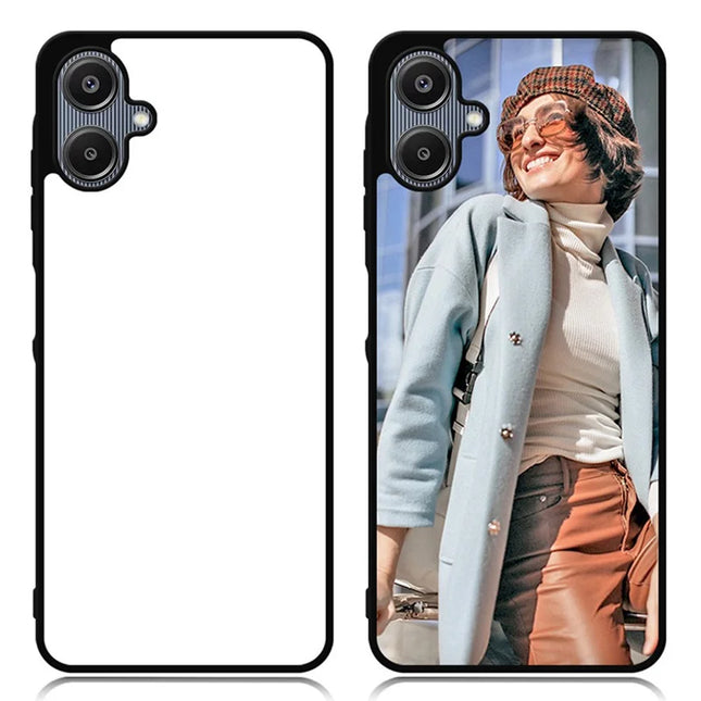 10Pcs  /  Pack For Samsung Galaxy A06 Case PC + TPU Phone Cover Support Heat Transfer Printing