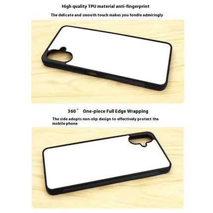 10Pcs  /  Pack For Samsung Galaxy A06 Case PC + TPU Phone Cover Support Heat Transfer Printing