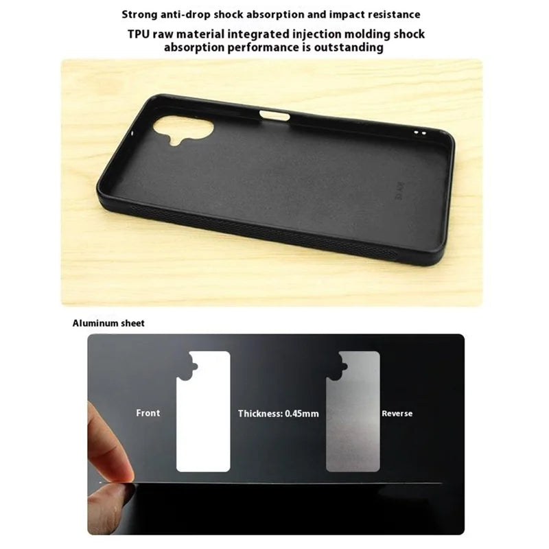 ShopCaseCart Premium Cover Samsung Galaxy A06 Protective cover PC + TPU Phone Guard Support Heat Transfer Printing