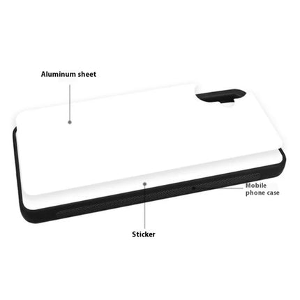 10Pcs  /  Pack For Samsung Galaxy A06 Case PC + TPU Phone Cover Support Heat Transfer Printing