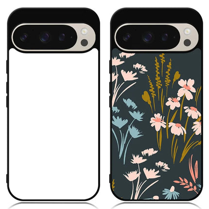 10Pcs  /  Pack For Google Pixel 9 Pro XL Case PC + TPU Phone Cover Support Heat Transfer Printing