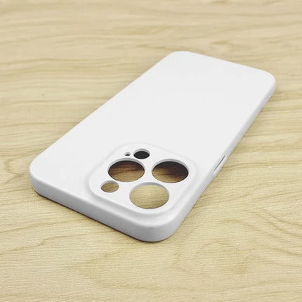 20Pcs / Pack For iPhone 15 Pro Max Case Support Heat Transfer 3D Film Coating Soft TPU Phone Shell