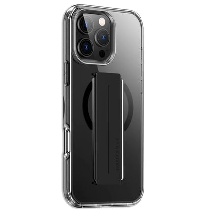 SIMPLY ROAR For iPhone 16 Pro Phone Case Compatible with MagSafe Finger Strap PC + TPU Back Cover