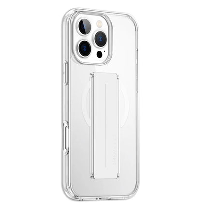 SIMPLY ROAR For iPhone 16 Pro Phone Case Compatible with MagSafe Finger Strap PC + TPU Back Cover