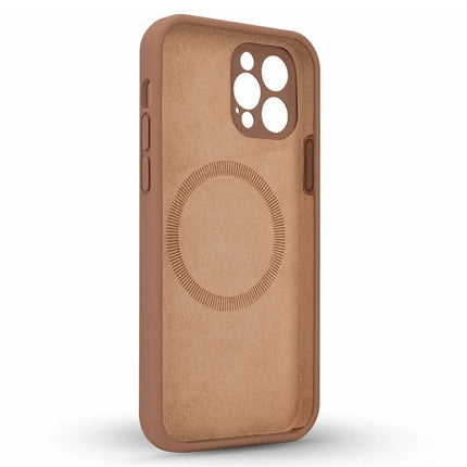 SIMPLY ROAR For iPhone 15 Pro Max Liquid Silicone Case Compatible with MagSafe Mobile Phone Cover