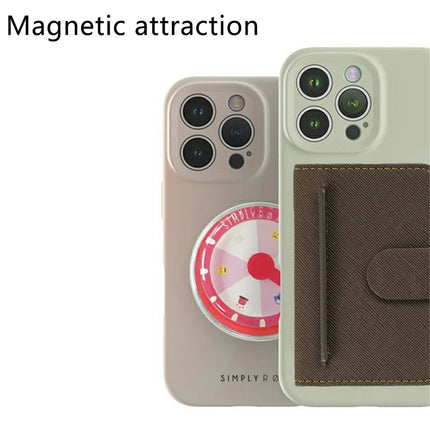 SIMPLY ROAR For iPhone 15 Pro Max Liquid Silicone Case Compatible with MagSafe Mobile Phone Cover