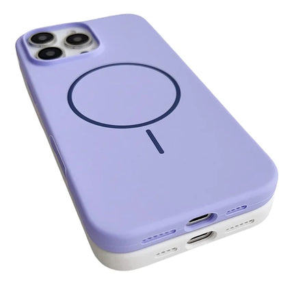 For iPhone 16 Pro Max Case Compatible with MagSafe Silicone Phone Back Cover