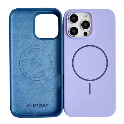For iPhone 16 Pro Max Case Compatible with MagSafe Silicone Phone Back Cover