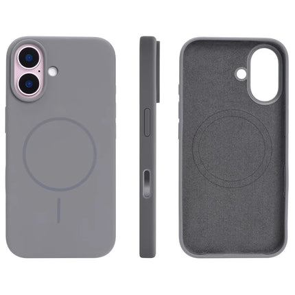 For iPhone 16 Plus Case Compatible with MagSafe Liquid Silicone Phone Back Cover with Camera Button