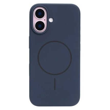For iPhone 16 Plus Case Compatible with MagSafe Liquid Silicone Phone Back Cover with Camera Button