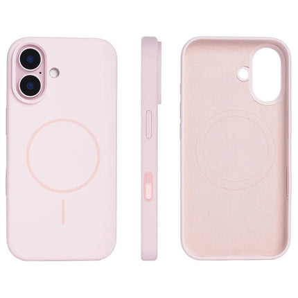 For iPhone 16 Plus Case Compatible with MagSafe Liquid Silicone Phone Back Cover with Camera Button