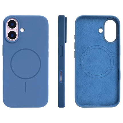 For iPhone 16 Plus Case Compatible with MagSafe Liquid Silicone Phone Back Cover with Camera Button