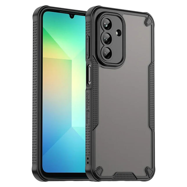 For Samsung Galaxy A26 5G Case Hybrid Frosted Phone Back Cover - Black