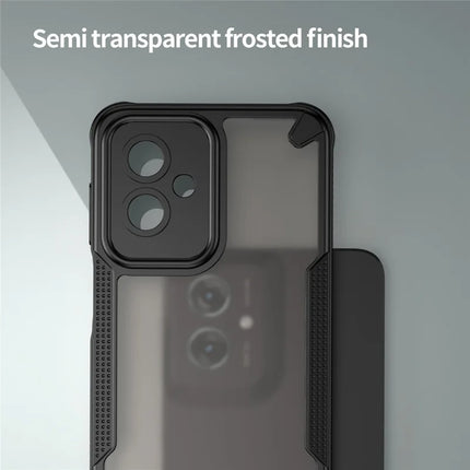 For Motorola Moto G55 5G Case Hybrid Frosted Phone Back Cover