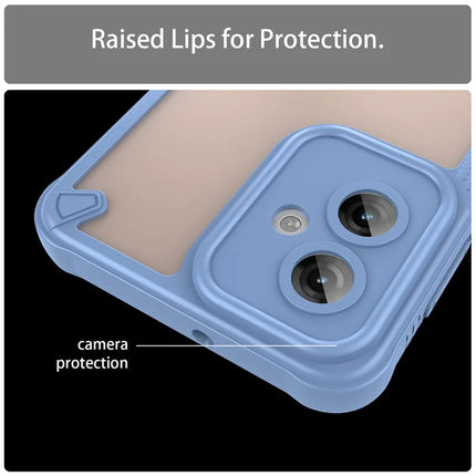 For Motorola Moto G55 5G Case Hybrid Frosted Phone Back Cover