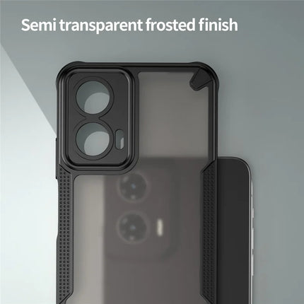 For Motorola Moto G35 5G Case Hybrid Frosted Phone Back Cover