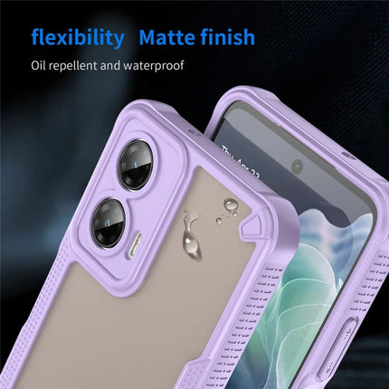 For Motorola Moto G35 5G Case Hybrid Frosted Phone Back Cover