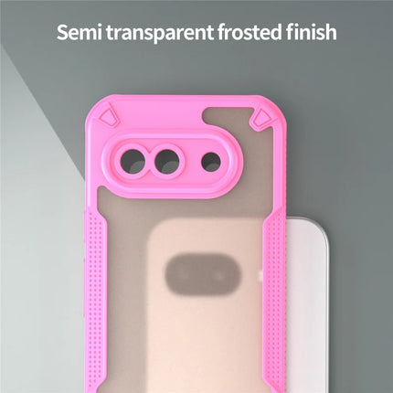 For Google Pixel 9a Case Hybrid Frosted Phone Back Cover