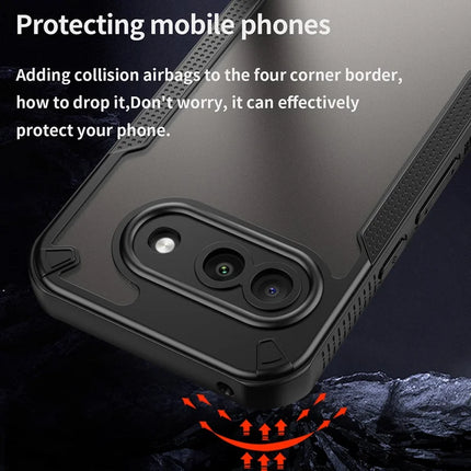 For Google Pixel 9a Case Hybrid Frosted Phone Back Cover